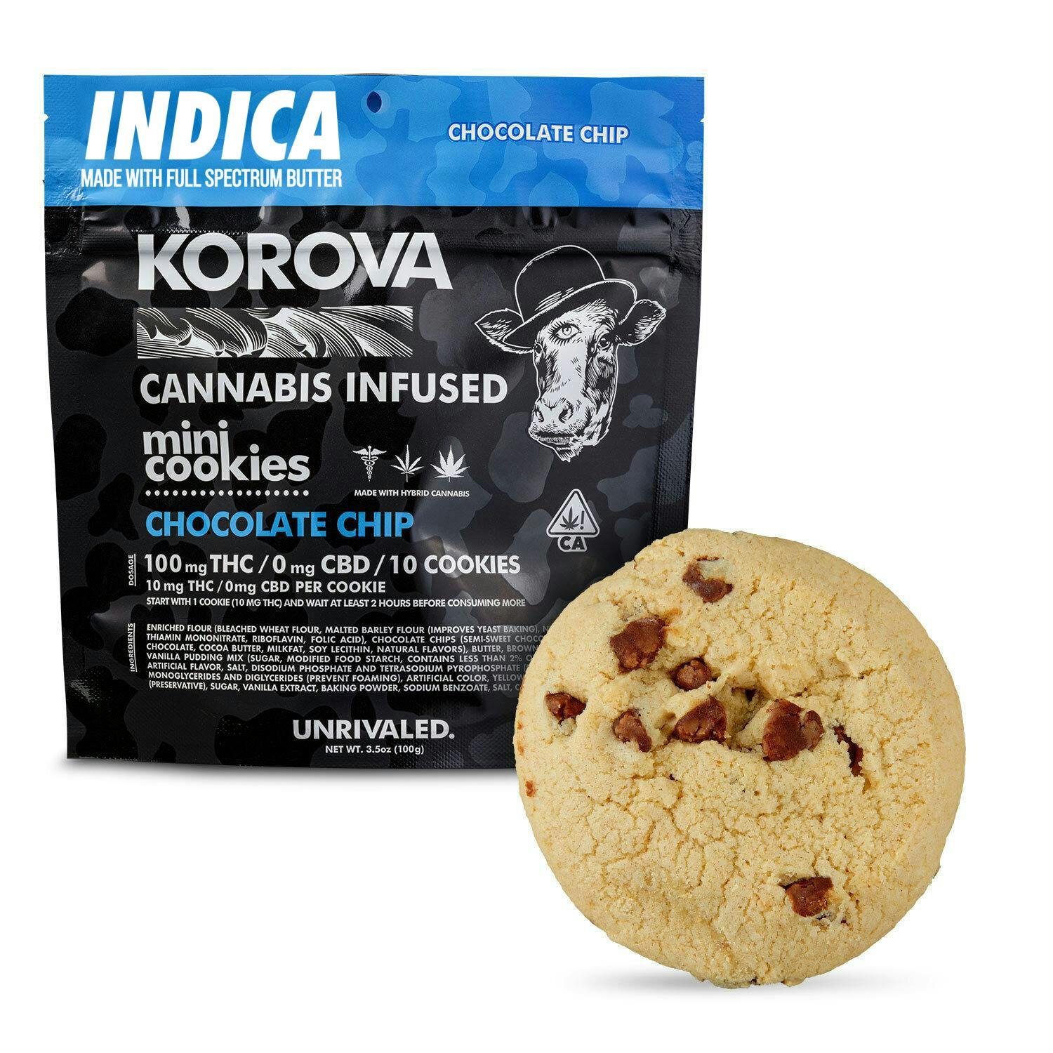 Indica Chocolate Chip Mini Cookies