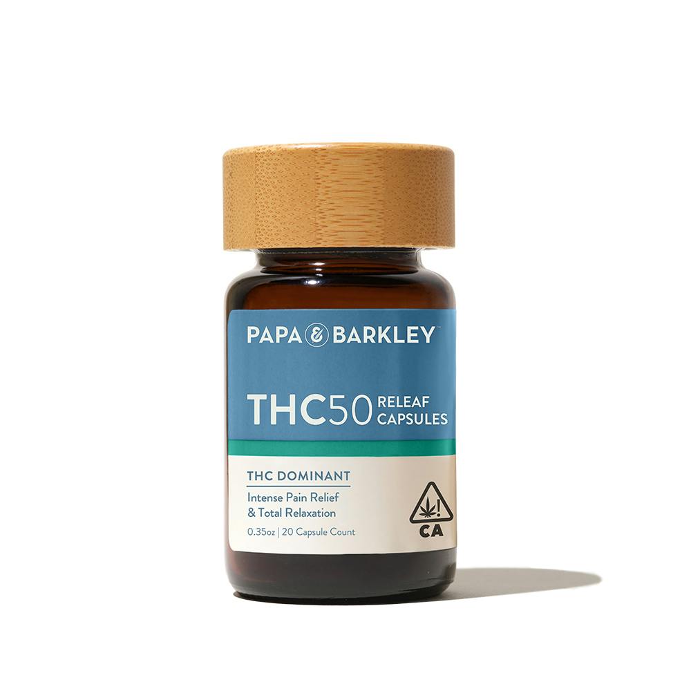 THC50 Releaf Capsules, 20ct 1 THC50 Releaf Capsules, 20ct