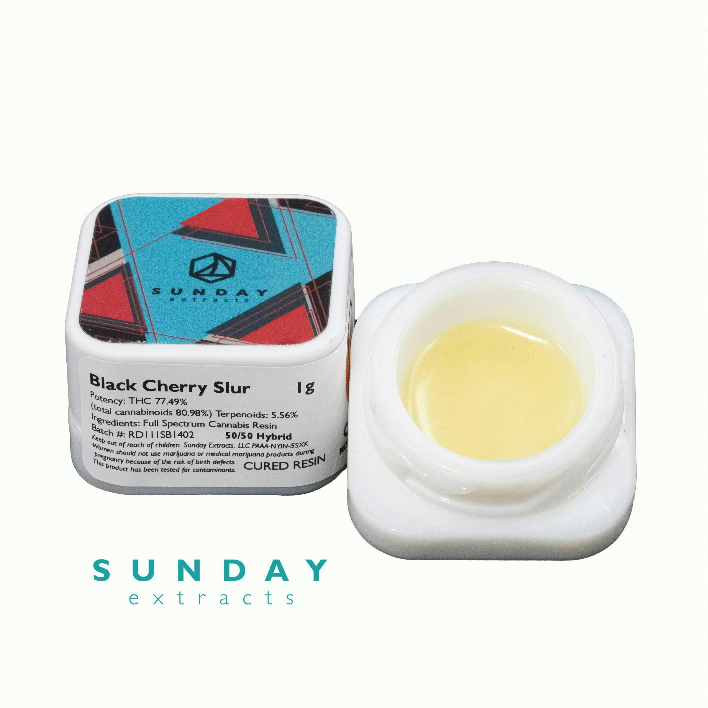 1g Concentrate Cured Resin - Black Cherry Slur