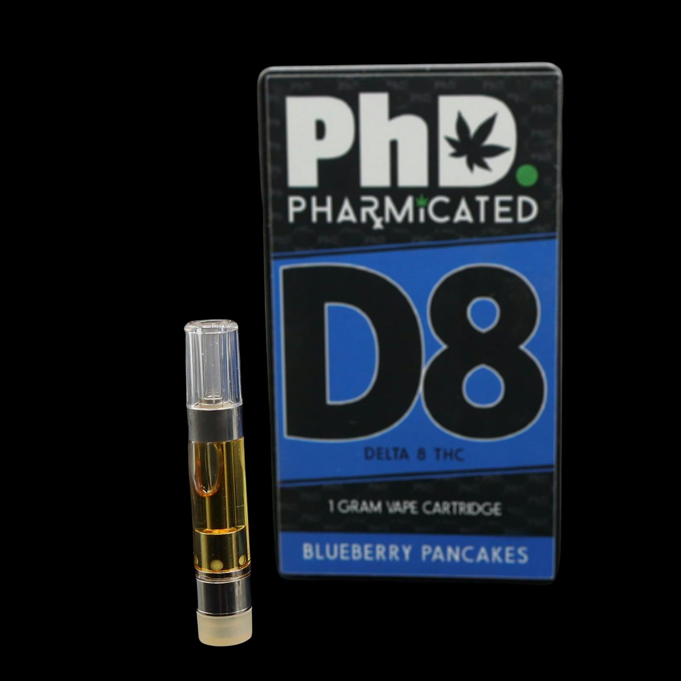 PhD - Delta 8 Vape Cart - 1000mg - Blueberry Pancakes