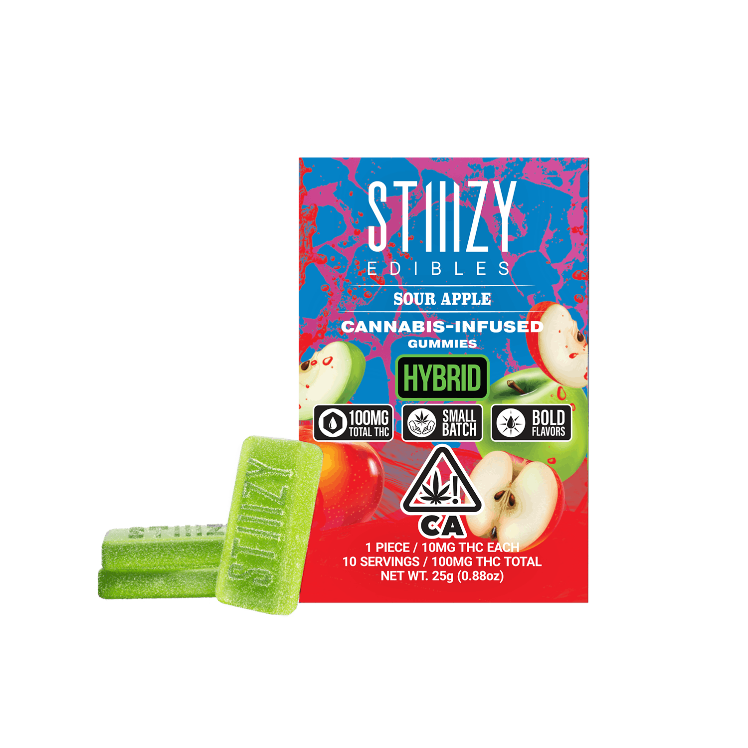 - SOUR APPLE - Gummies 100mg THC Edibles 1 - SOUR APPLE - Gummies 100mg THC Edibles