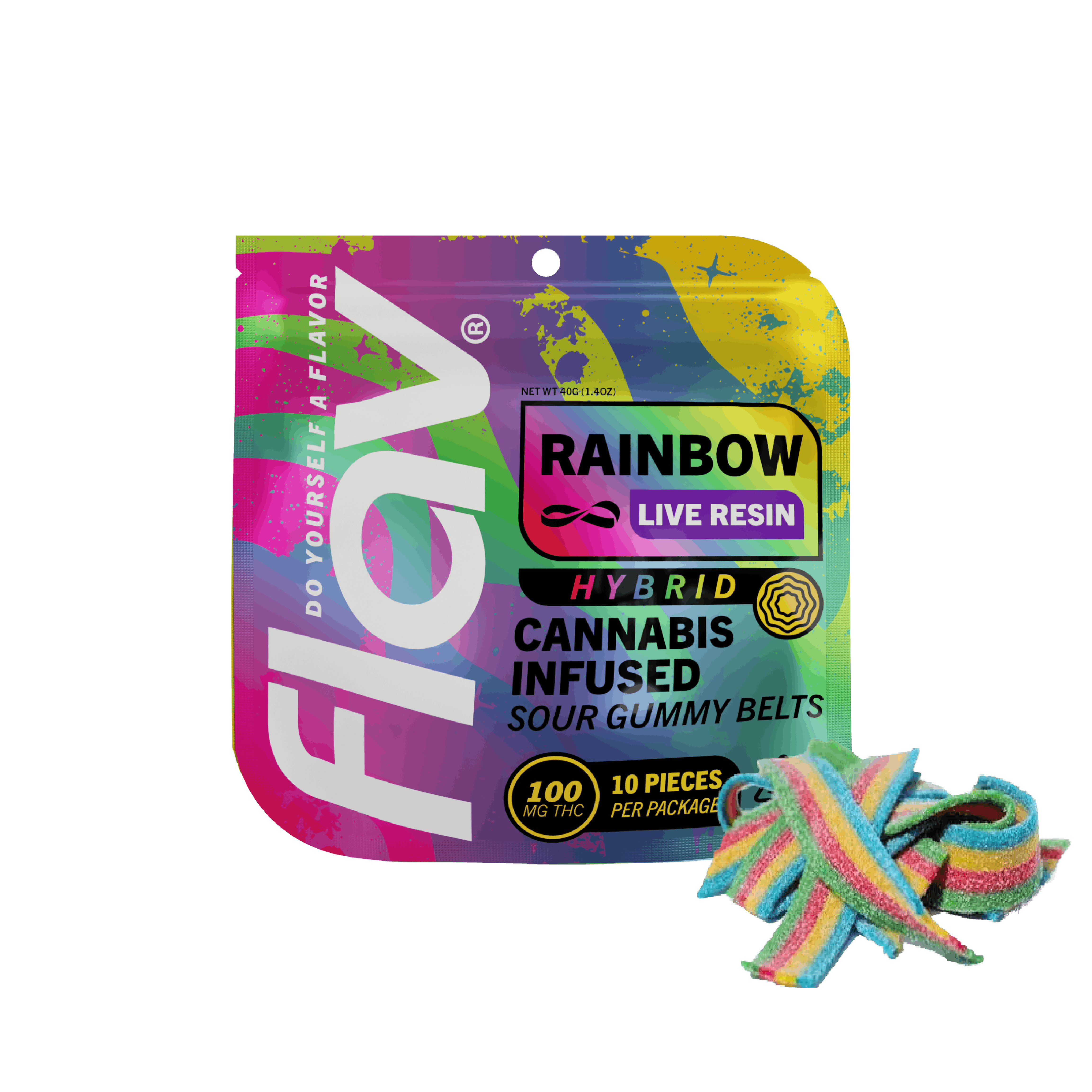 Belt - Rainbow - 100mg