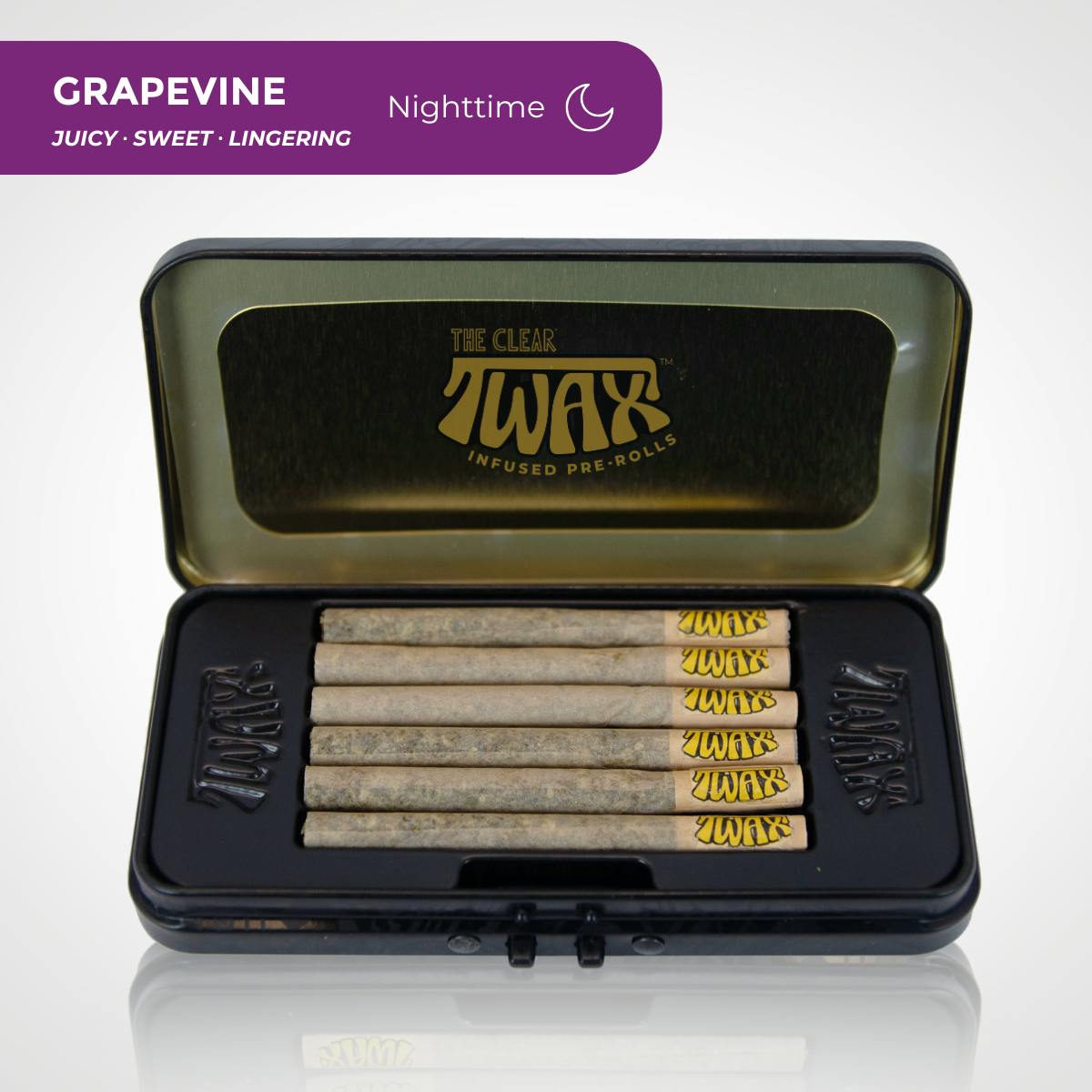 TWAX Mini Infused Pre-rolls 3g [6 Pack] | Grapevine