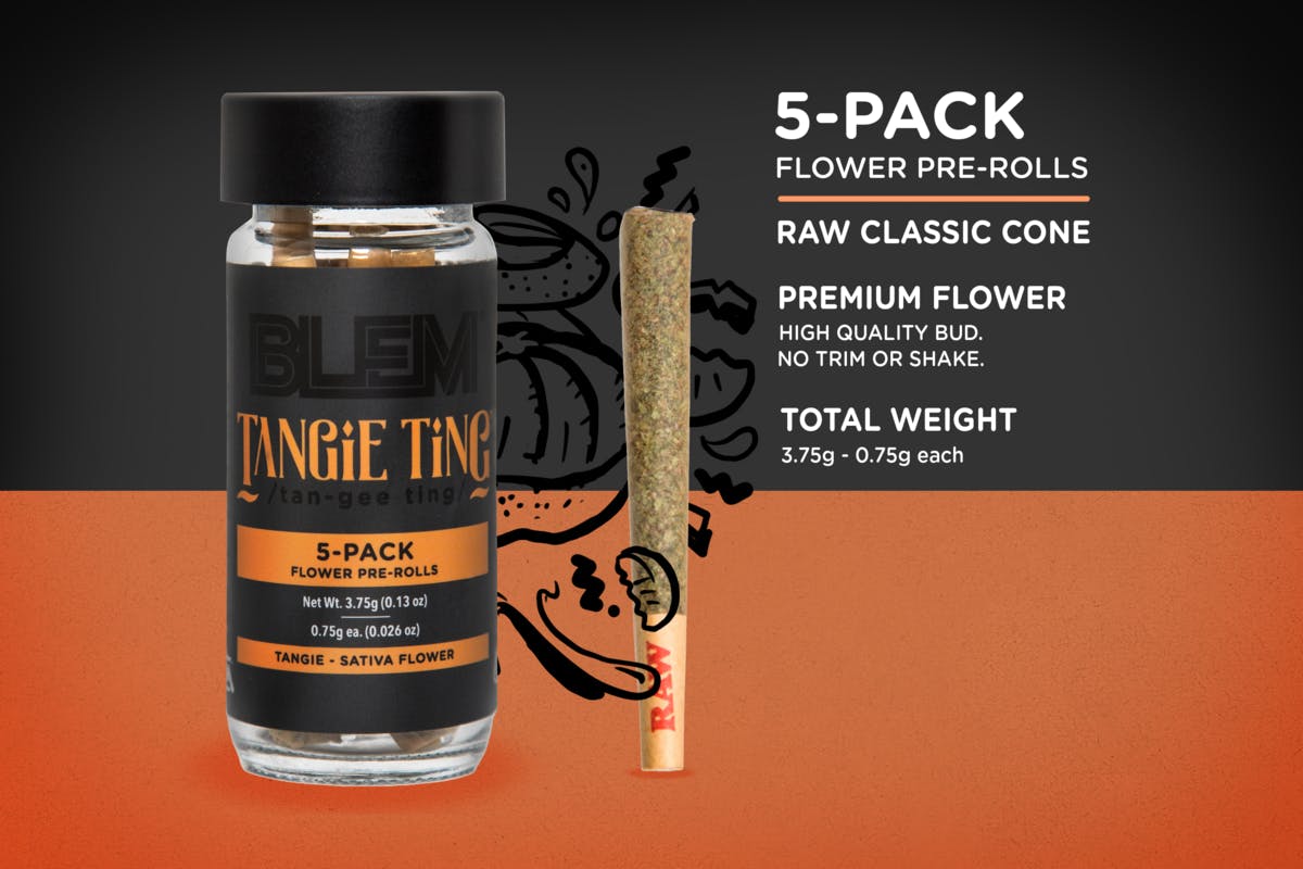 BLEM TANGIE TING 5-Pack Pre-Rolls 1 BLEM TANGIE TING 5-Pack Pre-Rolls