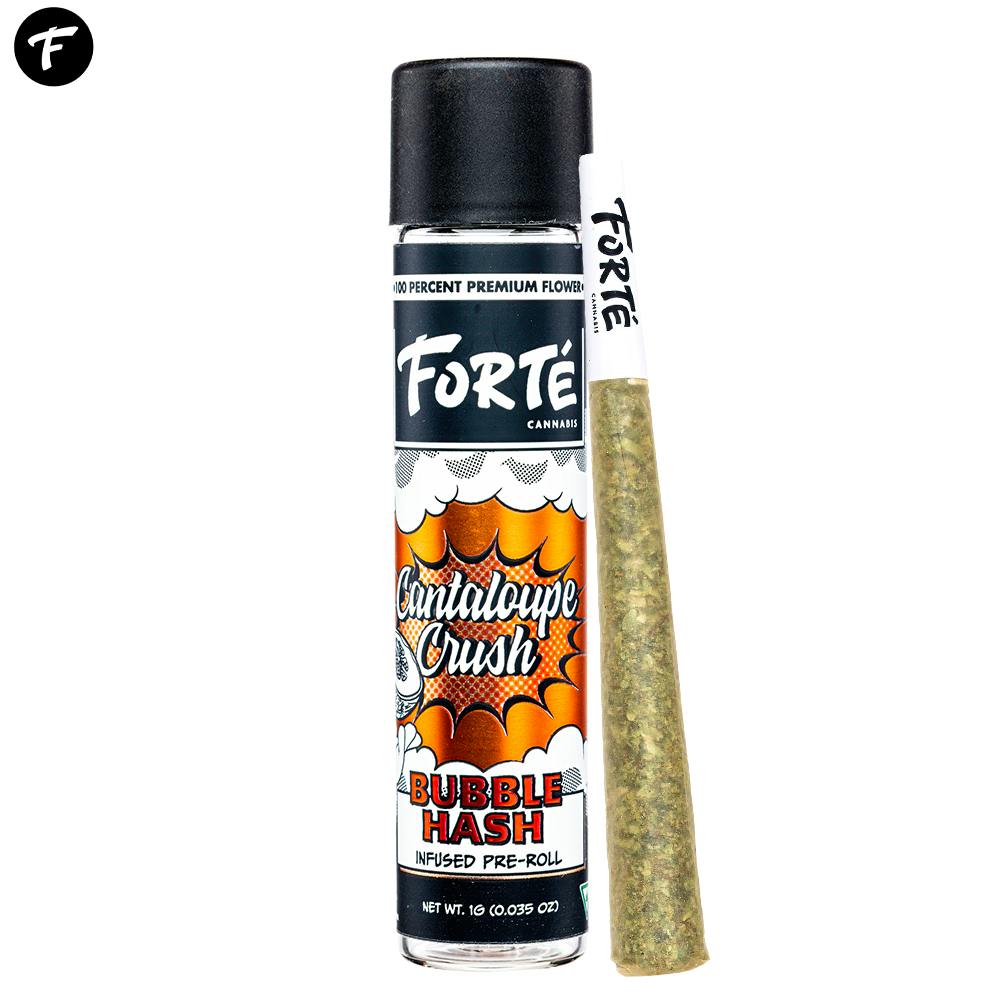 Forte' Bubble Hash Infused Pre-Roll Cantaloupe Crush 1g 1 Forte' Bubble Hash Infused Pre-Roll Cantaloupe Crush 1g