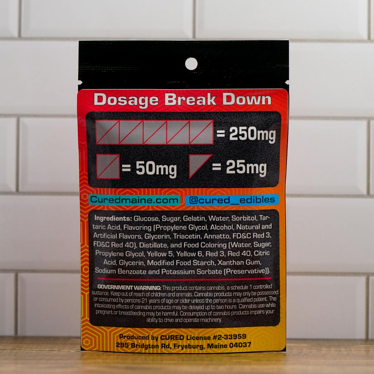 1,000mg Breaker Bars - Pineapple Mango Watermelon