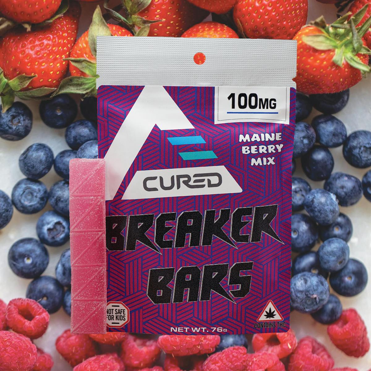 100mg Breaker Bars - Maine Berry Mix