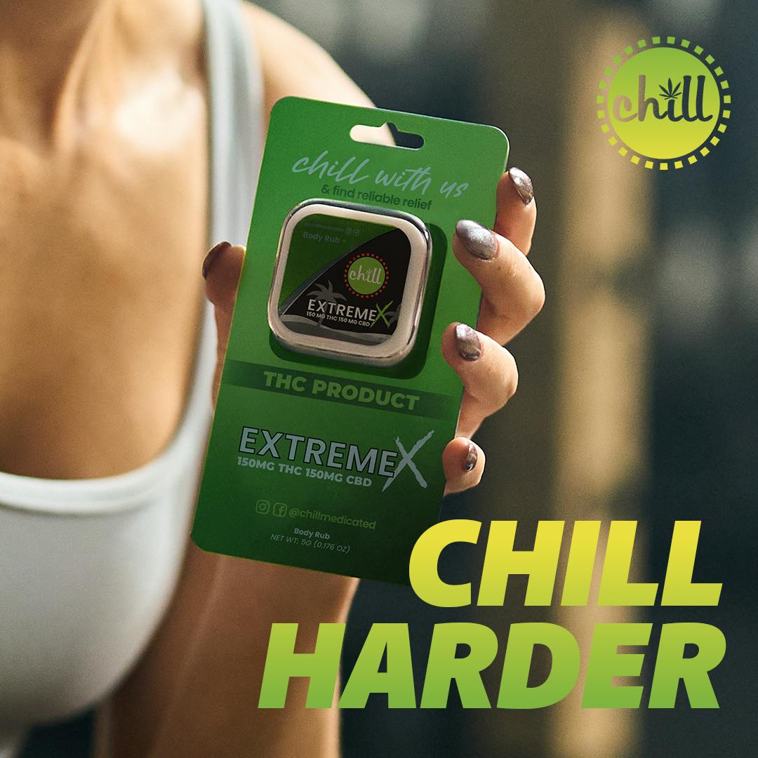 150mg THC : 150mg CBD | Extreme X TO-GO Body Rub | REC
