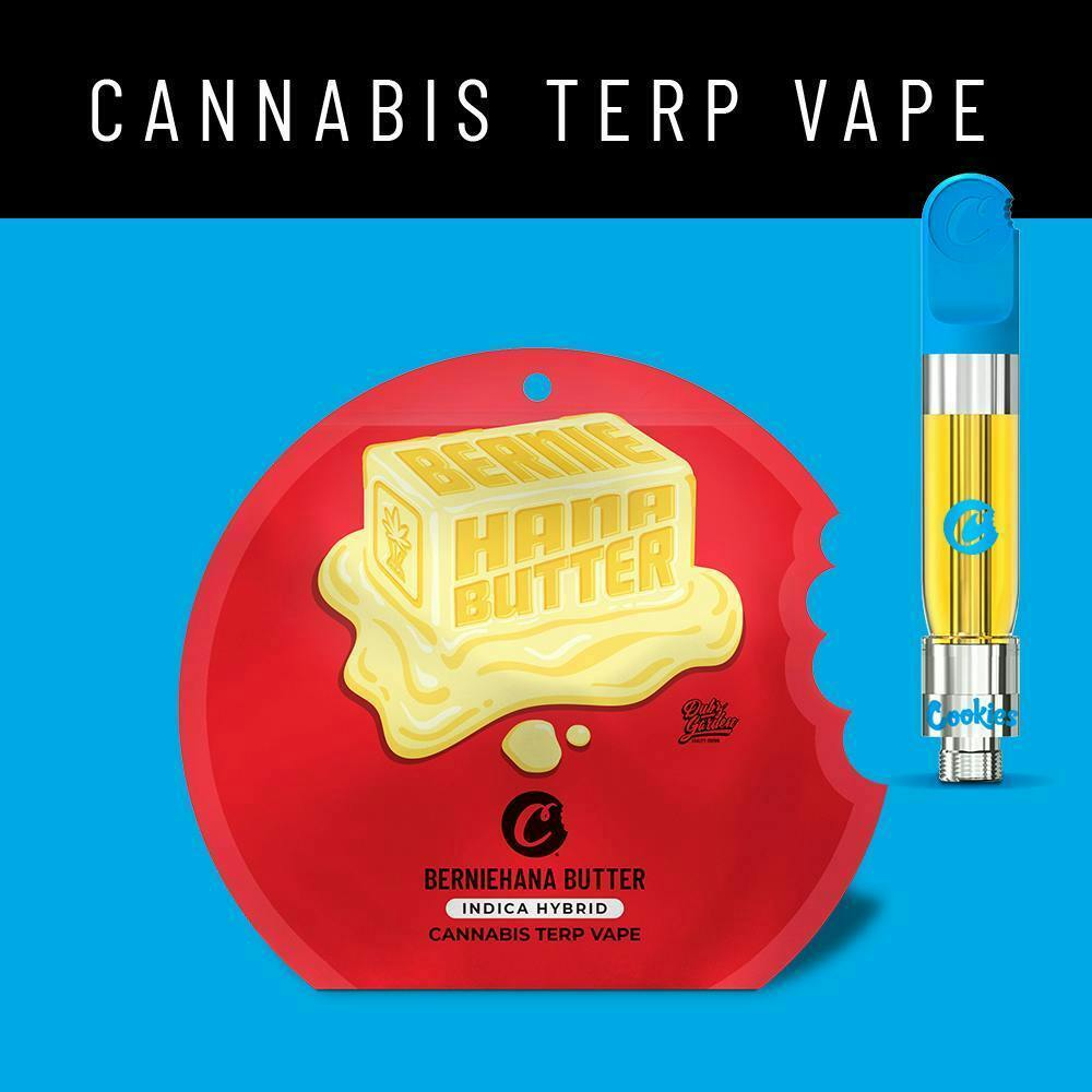Cookies - 1G 510 Cannabis Terp Vape - BernieHana Butter