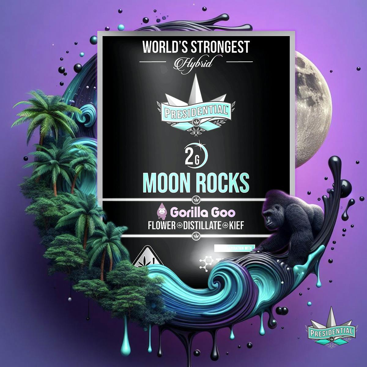 Presidential Moon Rocks - Gorilla Goo (2g) 1 Presidential Moon Rocks - Gorilla Goo (2g)
