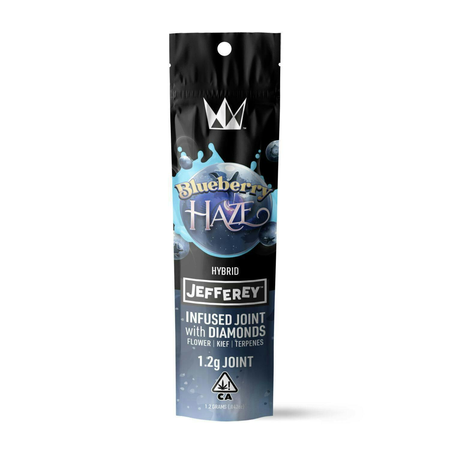Blueberry Haze - 1.2G Jefferey Infused Joint 3 Blueberry Haze - 1.2G Jefferey Infused Joint
