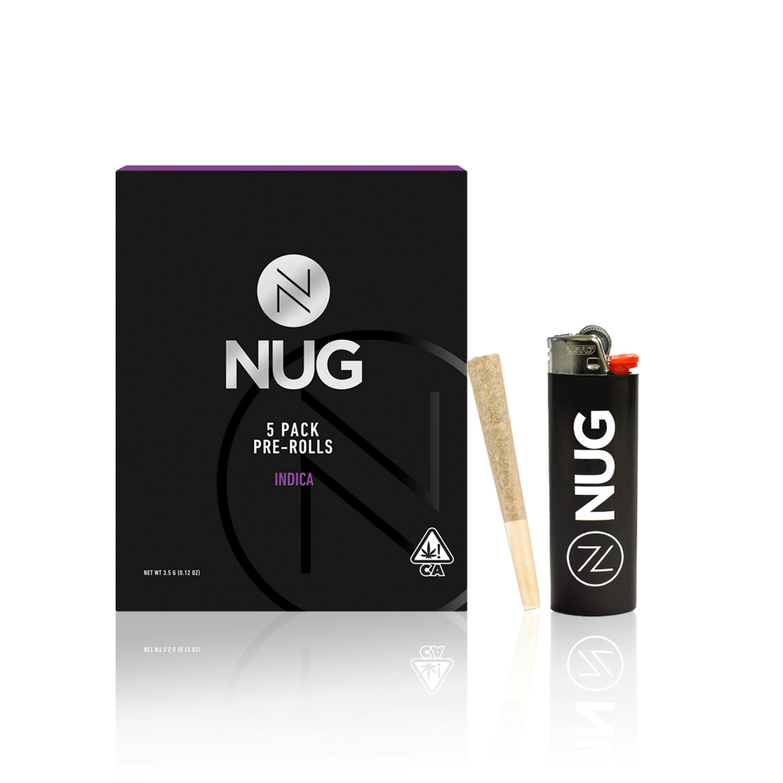 NUG Preroll 5pk w/Lighter - Runtz