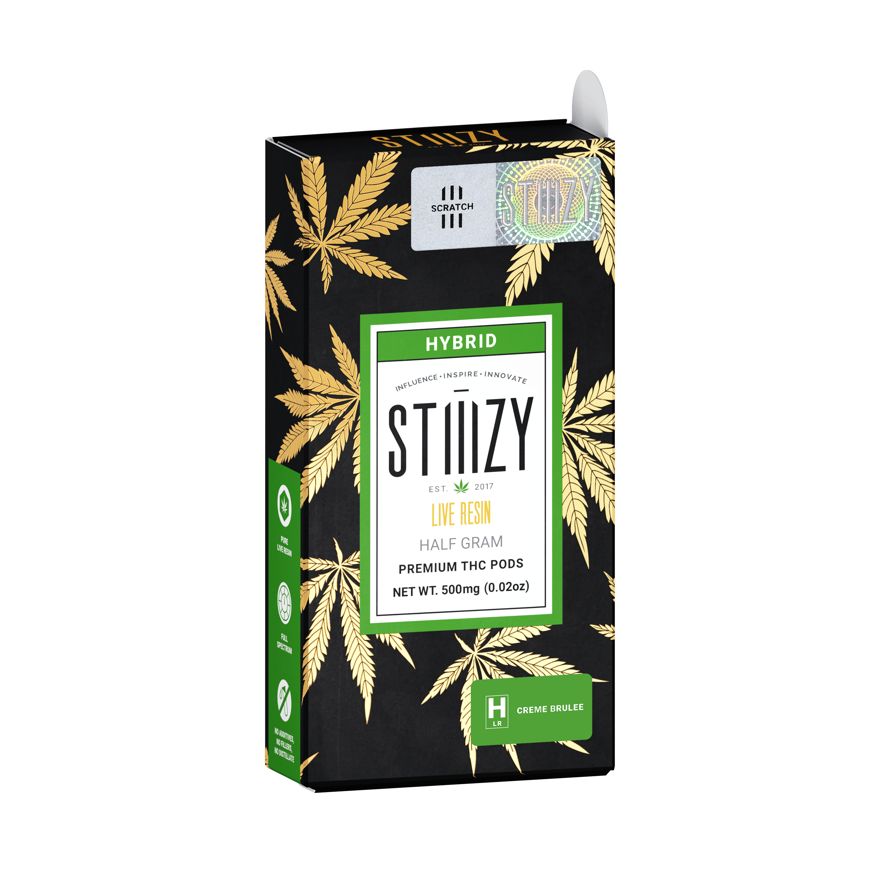 Vape Cartridge - CREME BRULEE .5G Live Resin Pod - STIIIZY 2 Vape Cartridge - CREME BRULEE .5G Live Resin Pod - STIIIZY