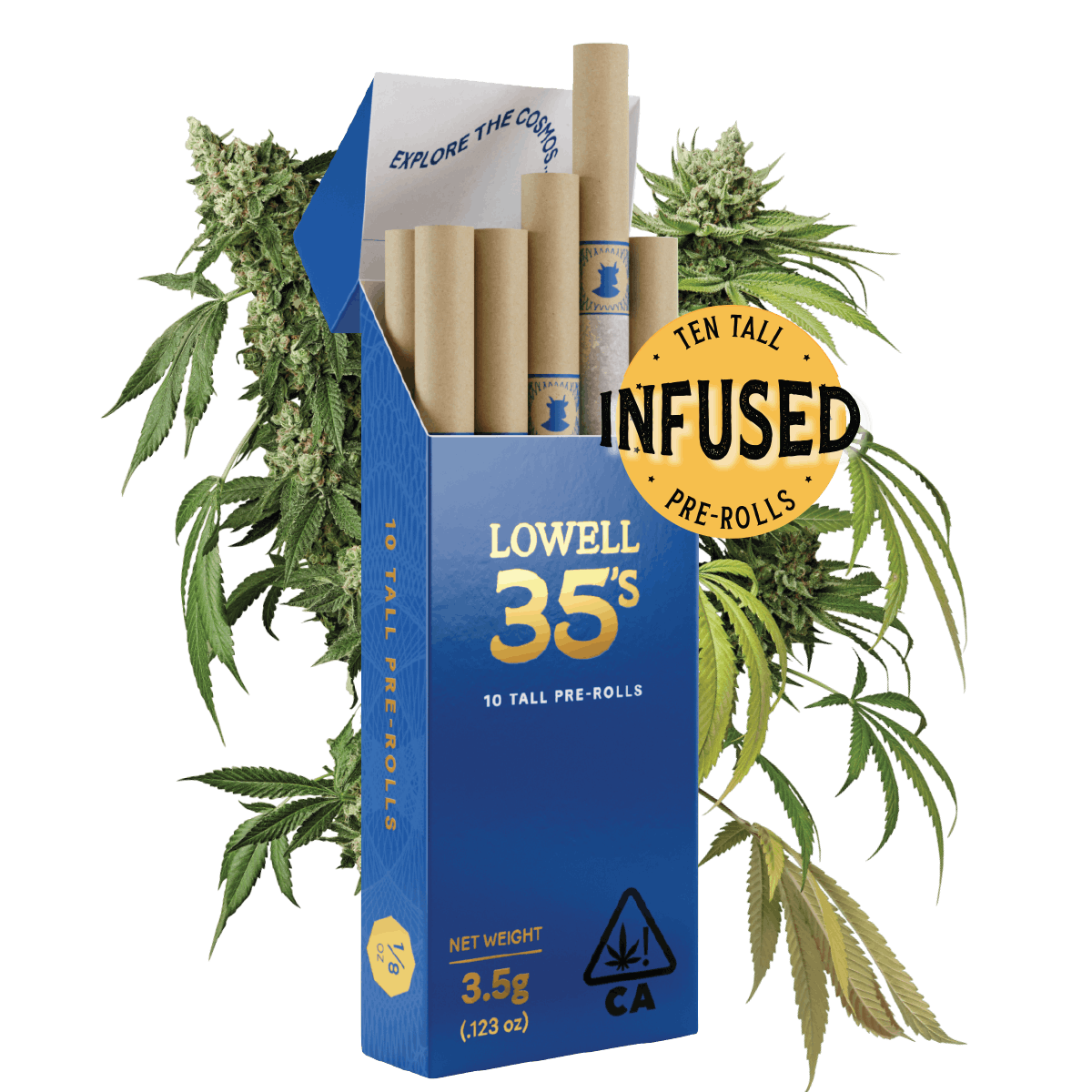 Lowell Infused 35's | 3.5g Pre-Roll Pack | Stargazer (Indica) 1 Lowell Infused 35's | 3.5g Pre-Roll Pack | Stargazer (Indica)