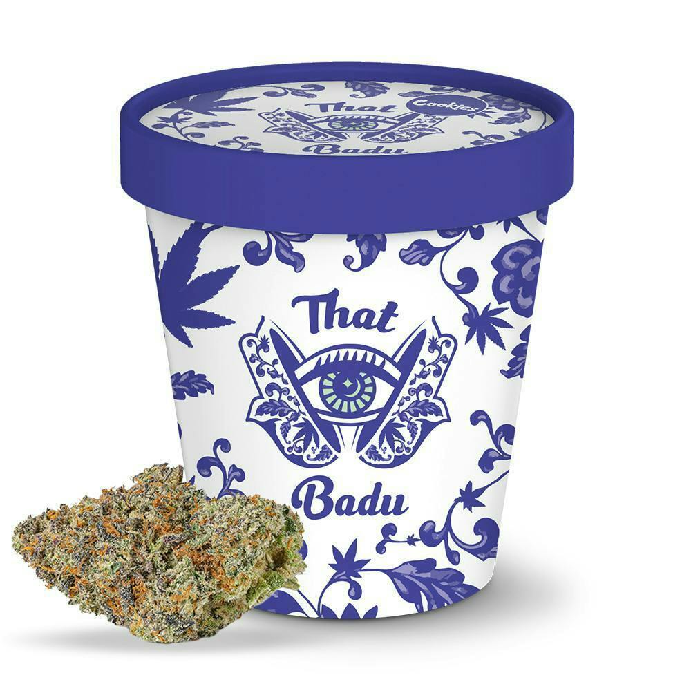 Cookies - 3.5G Flower Tub - That Badu 1 Cookies - 3.5G Flower Tub - That Badu