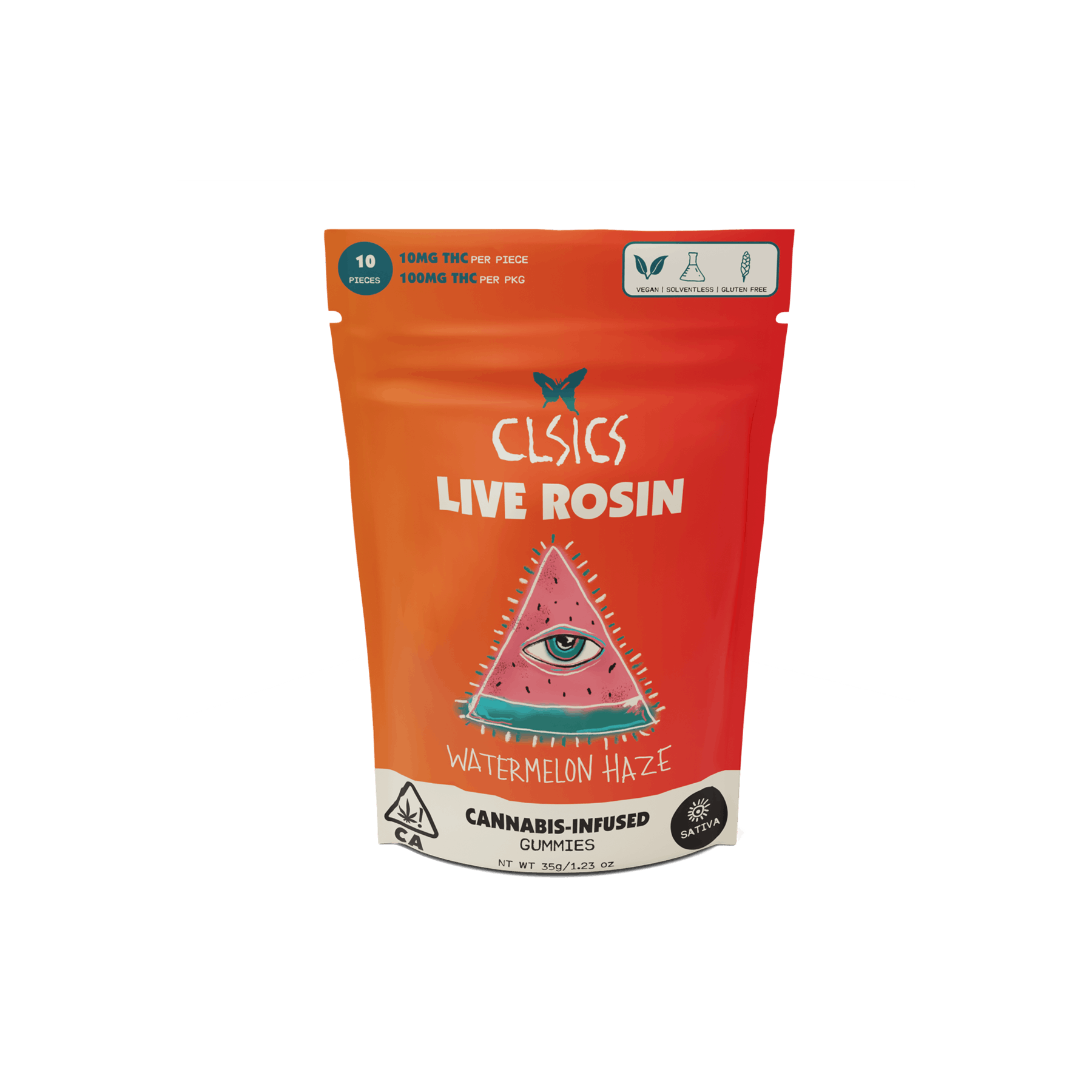Watermelon Haze - 10Pk GUMMIES LIVE ROSIN INFUSED