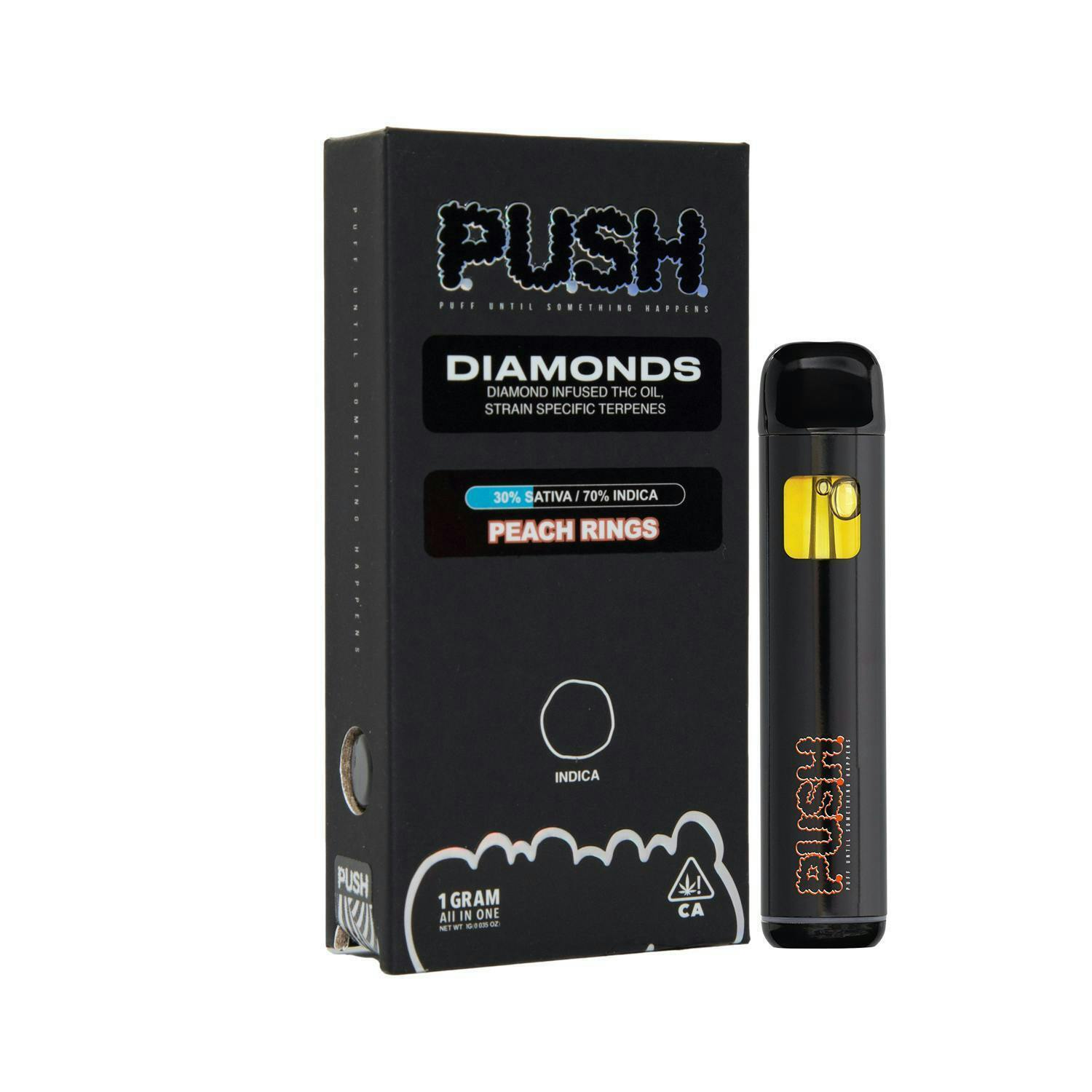 Peach Rings 1g Diamonds All In One