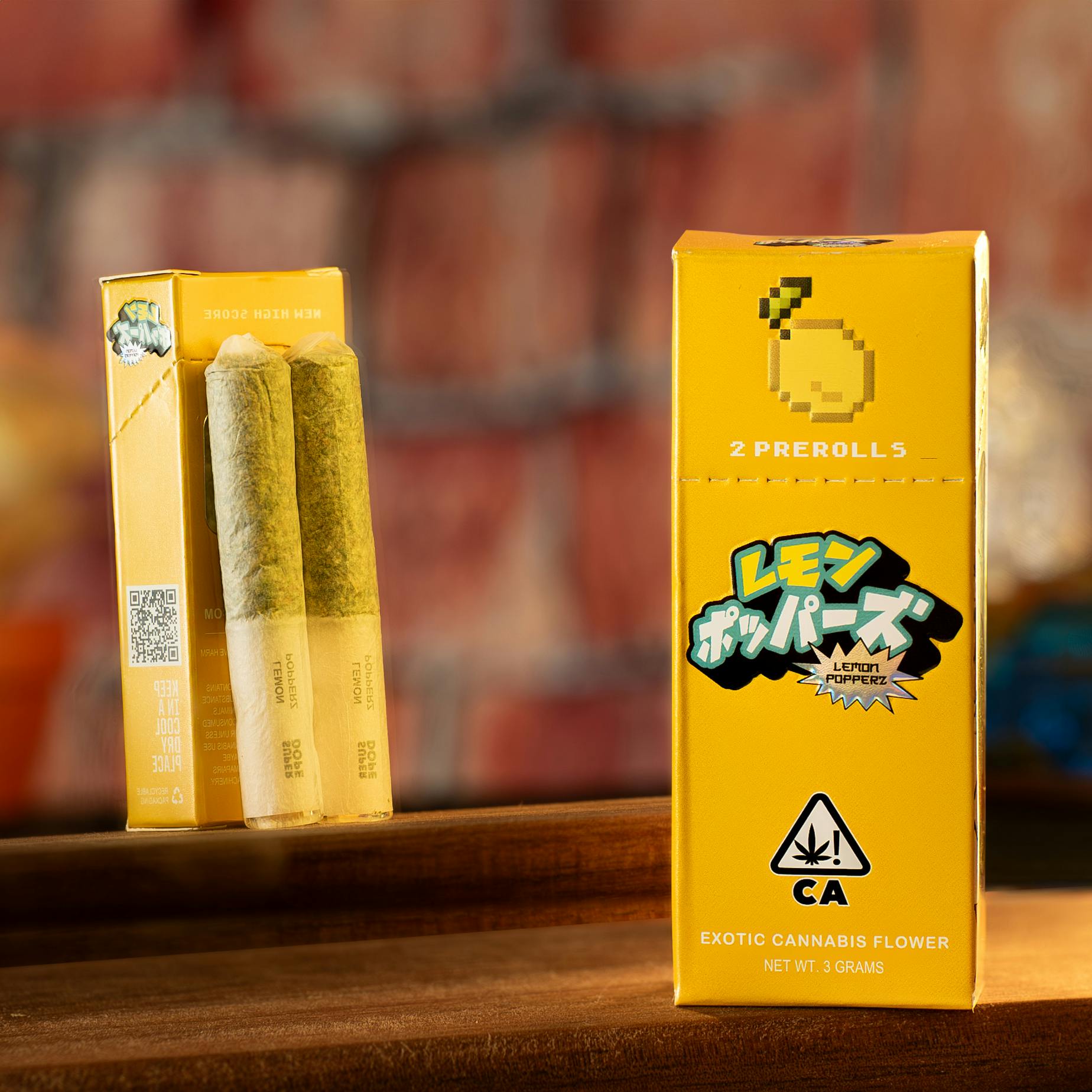 ⚡️ POWER UPS - Lemon Popperz - 2x Pre Rolls (3g)
