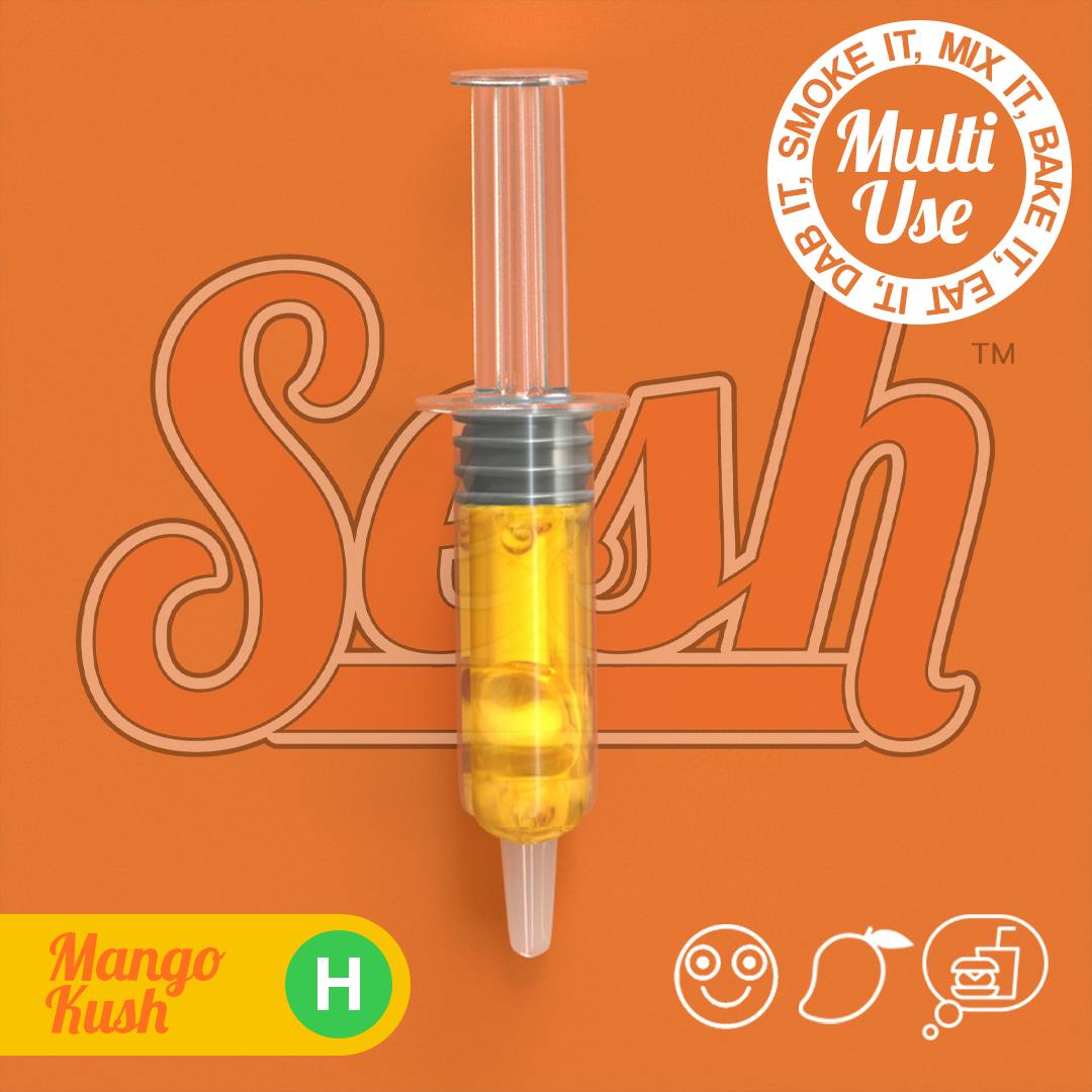 Sesh Distillate Syringe (1g) - Mango Kush