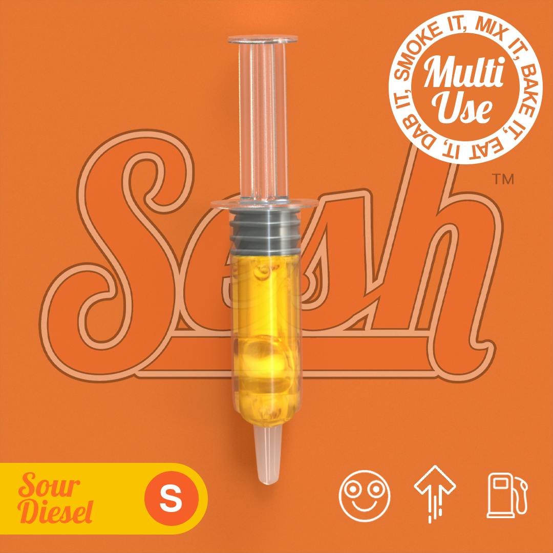 Sesh Distillate Syringe (1g) - Sour Diesel