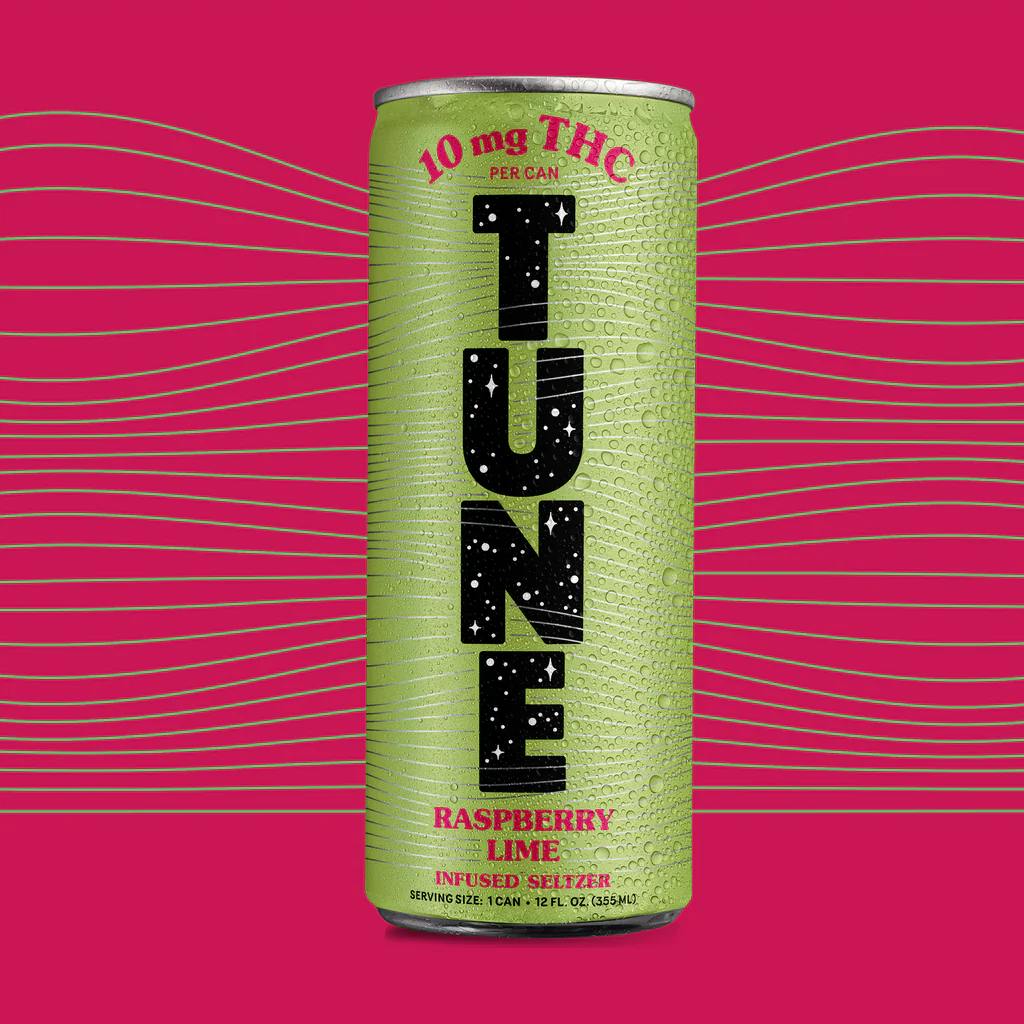 Raspberry Lime Infused Seltzer